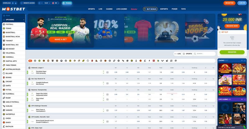Игровой клуб Mostbet: подробный обзор
