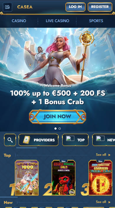 Sekce Casea Gambling Enterprise Gamings